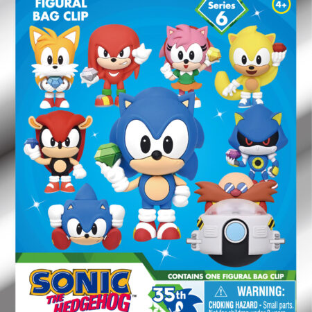 Sonic 3D Foam Bag Clip, Series 6